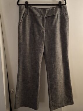 Cato Heathered Gray Wide-Leg Pants